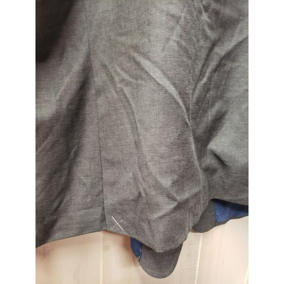 Joe Joseph Abboud Executive Suit Jacket Coat, 58R 54L, Gray, Wool, double vent - Picture 7 of 10